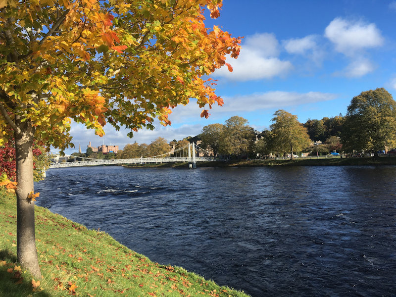 Autumn 2022 by the River Ness in Inverness